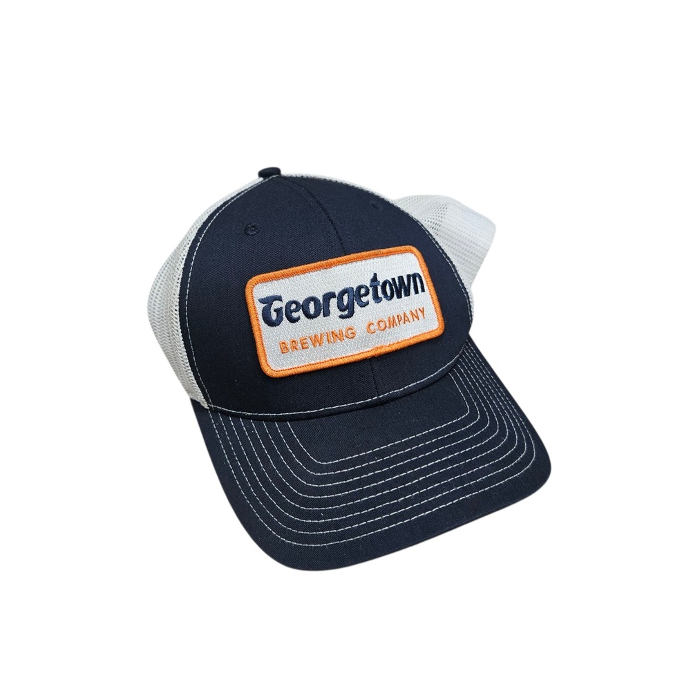 Georgetown Brewing Company‎ Trucker Hat Patch Logo Snapback Retro